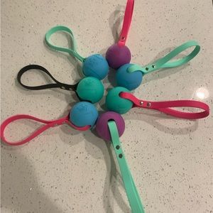 Biothane Ball Tug Dog Toy medium sized ball (chuck it sized)